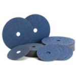  5" x 7/8" 80 Zirconia Resin Fiber Discs - 25 disc/pack